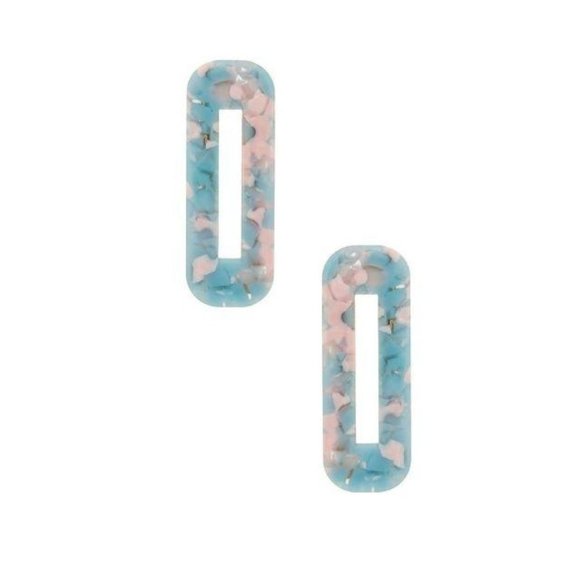 NWT 8 OTHER REASONS Spice Clip in Blue (Pair) - Picture 2 of 3